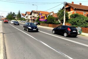 Bilbord BB-388-A- 4x3 - Avalska ulica, na tranzitu kroz Kragujevac u pravcu ka Topoli i auto putu, u blizini Eko, Nis i Mol pumpe
