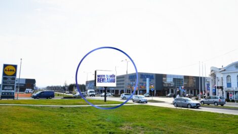 Led ekran 126, površina 4x3 metara, lokacija Krfska ulica, kod Rode, Kruševac