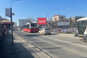 Led Ekran 131, površina 4x3 metara, lokacija Voždovac, kružni Voždovački put bb