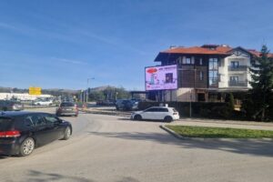 Led Ekran 149, površine 4x3 metara, lokacija Zlatibor - na kružnom toku kod hotela Olimp, preko puta Lidla i hotela Agape